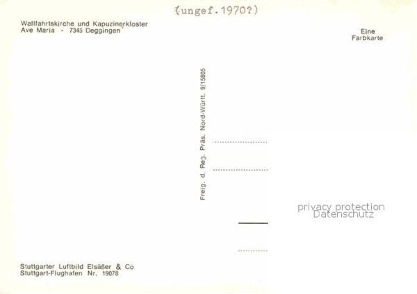 Deggingen Fliegeraufnahme Wallfahrtskirche und Ka – Bild 2