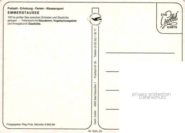 Schieder-Schwalenberg Fliegeraufnahme Emmerstausee – Bild 2