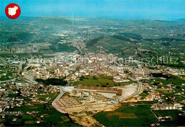 Torrelavega Spanien Fliegeraufnahme