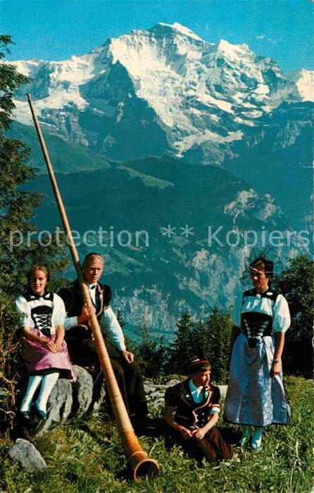 Alphorn Trachtengruppe Jungfrau
