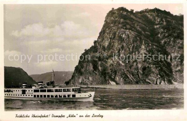 Dampfer Seitenrad Köln Loreley