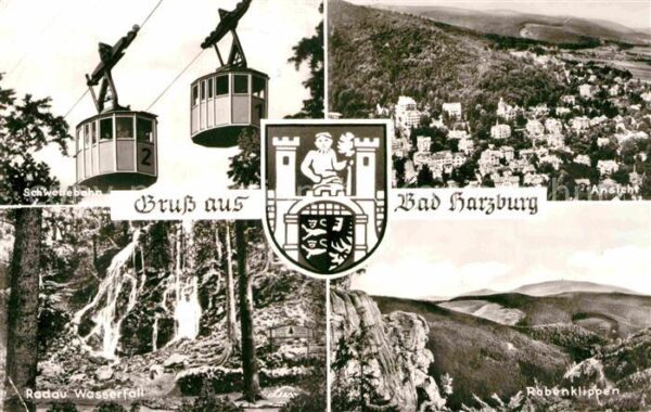 Seilbahn Bad Harzburg Radau-Wasserfall Rabenklip