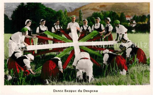 Tanz Taenzer Danse Basque du Drapeau