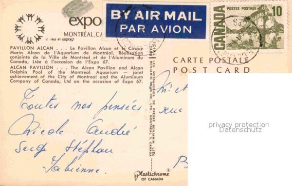 Exposition Universelle Internationale Mo Pavillon Alcan Cirque Marin – Bild 2