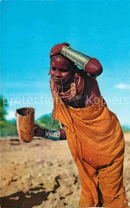 Typen Afrika African Girl