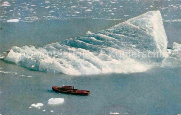 Boote Iceberg Fjord Southeastern Alaska Fathe