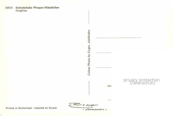 Seilbahn Wengen Männlichen Jungfrau – Bild 2
