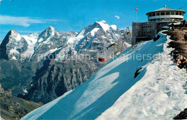 Seilbahn Schilthorn Mürren Gipfelstation Drehres