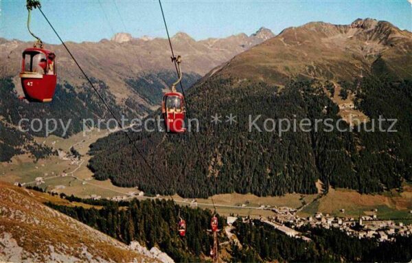 Seilbahn Schatzalp-Strela Davos Dischmatal Schwa