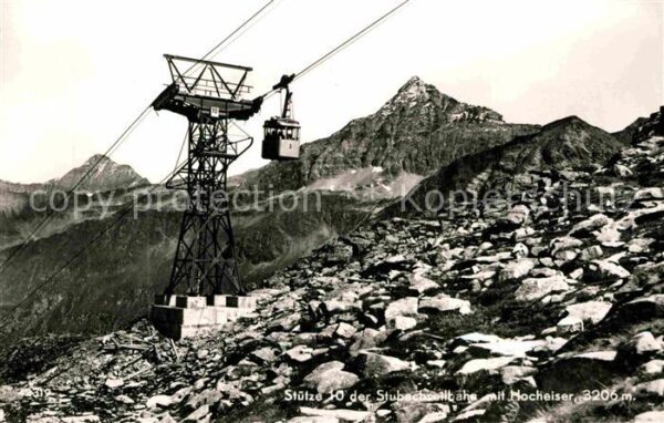 Seilbahn Stubach Stütze 10 Hocheiser