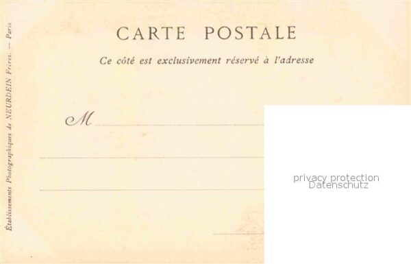 Kuenstlerkarte Alte Kuenstler Puvis de Chavannes Sainte Genevieve – Bild 2