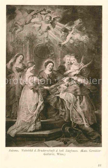 Rubens Paul Peter Votivbild d. Bruderschaft d. heil. Ilde