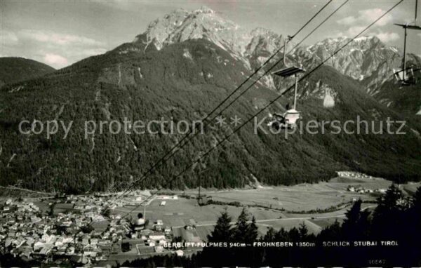 Sessellift Fulpmes Frohneben Stubai Tirol