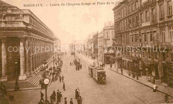 Strassenbahn Cours du Chapeau-Rouge Place de la Come