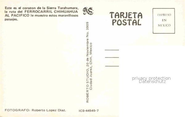 Eisenbahn Sierra Tarahumara Ferrocarril Chihuahua – Bild 2