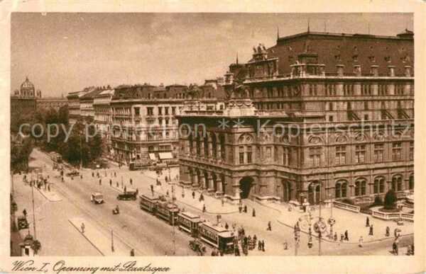 Strassenbahn Wien Opernring Staatsoper