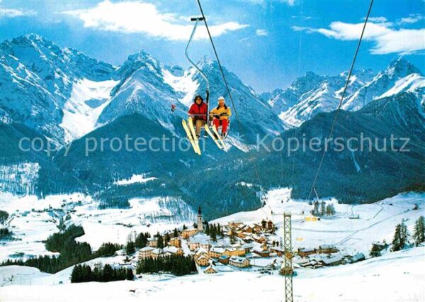 Sessellift Ftan Pisocgruppe