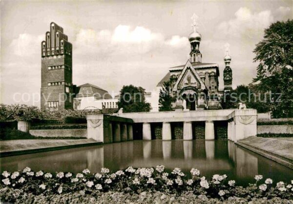 Russische Kapelle Kirche Darmstadt Künstlerkolonie Hochzeitsturm