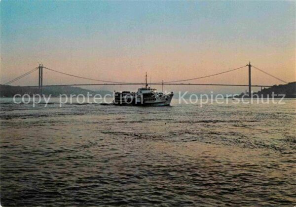 Schiffe Ships Navires Istanbul Türkei Bogazici Köprüsü