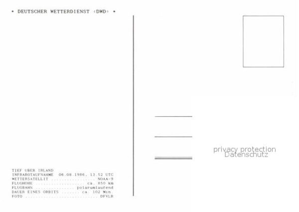 Astronomie Wettersatellit Infrarotaufnahme Deutsch – Bild 2