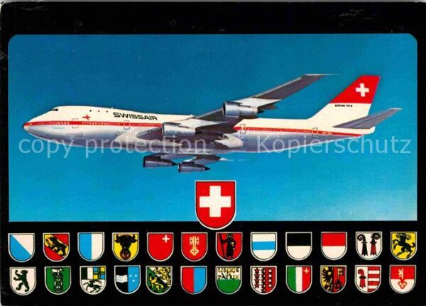 Swissair Jumbo-Jet Boeing 747-B