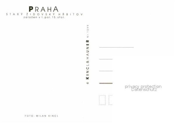Friedhof Stary Zidovsky Hrbitov Praha – Bild 2