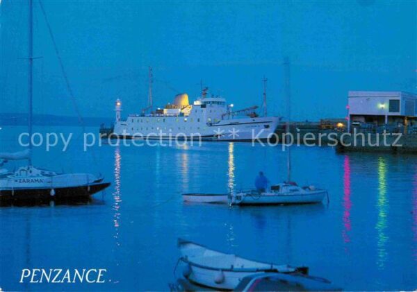 Schiffe Ships Navires M.V. Scillonian III Penzance