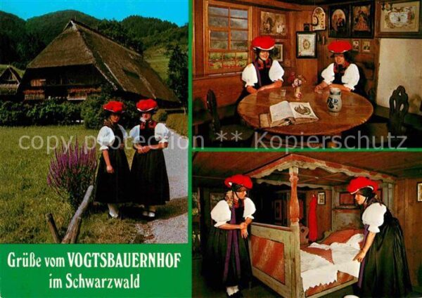 Trachten Schwarzwald Vogtsbauernhof Gutach