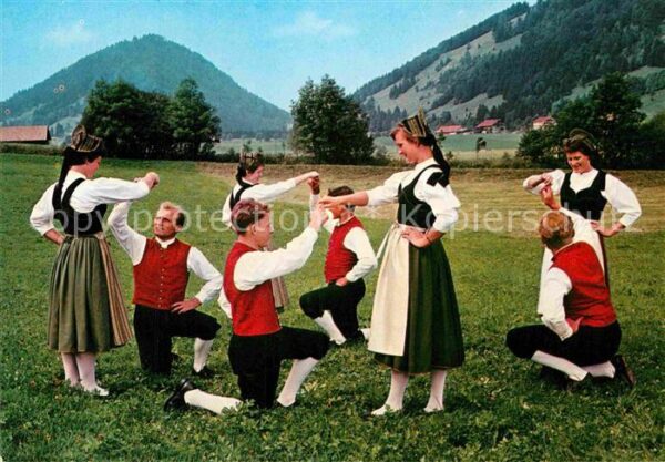 Tanz Taenzer Trachtengruppe Allgäu Volkstanz
