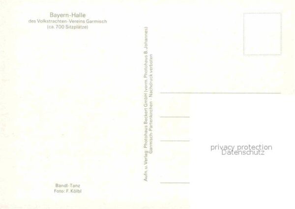 Tanz Taenzer Bandltanz Bayern-Halle Volkstrachten-Ve – Bild 2