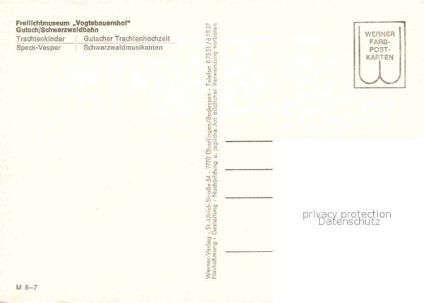 Trachten Schwarzwald Freilichtmuseum Vogtsbauernhof Gutach T – Bild 2