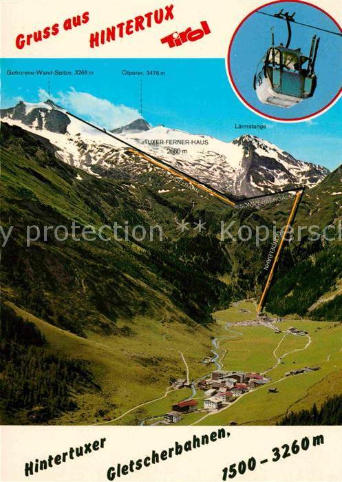 Seilbahn Hintertux Tirol Tuxer Ferner