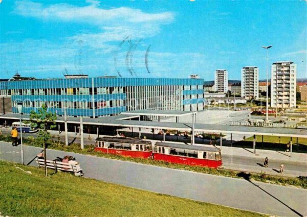 Strassenbahn Plauen Oberer Bahnhof Punkthäuser