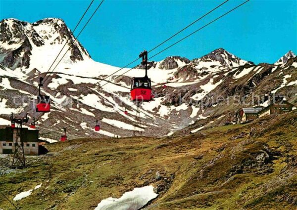 Seilbahn Stubaier Gletscherbahn Mittelstation Fe