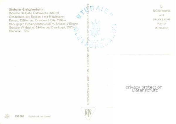 Seilbahn Stubaier Gletscherbahn Mittelstation Fe – Bild 2