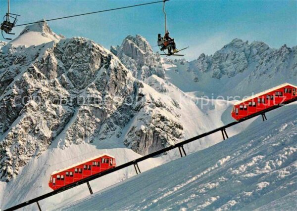 Zahnradbahn Sessellift Axamer Lizum Olympiabahn Hoa