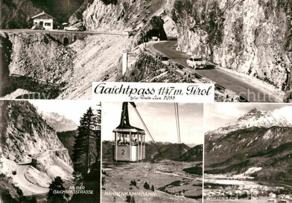 Seilbahn Hahnenkamm Gaichtpass Tirol Weissenbach
