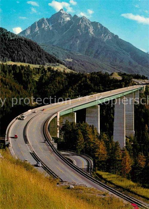 Autobahn Europabrücke Brennerautobahn Serles