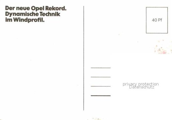 Autos Opel Rekord – Bild 2