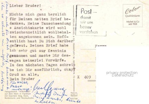 Motorschiffe Fahrgastschiff Wikinger Frankfurt Main – Bild 2