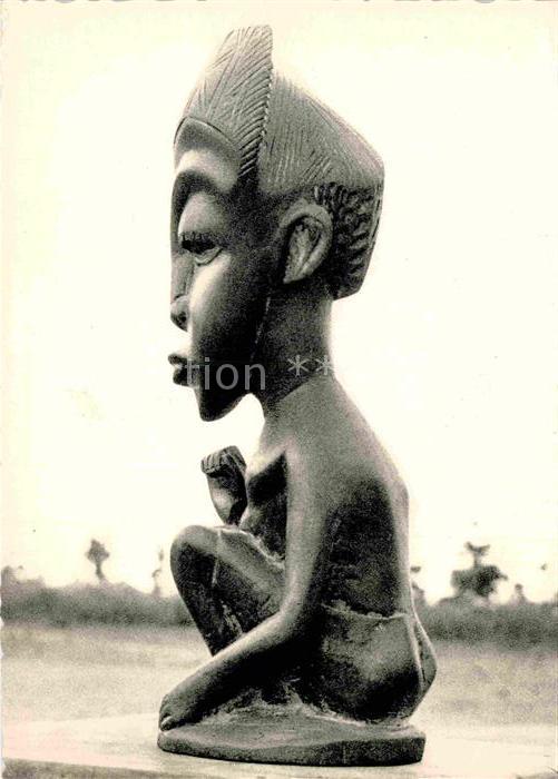 Skulpturen Fetiche en Bois Sculpte Congo