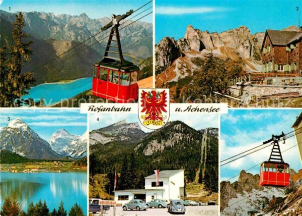 Seilbahn Rofan Maurach Achensee Erfurter Hütte T