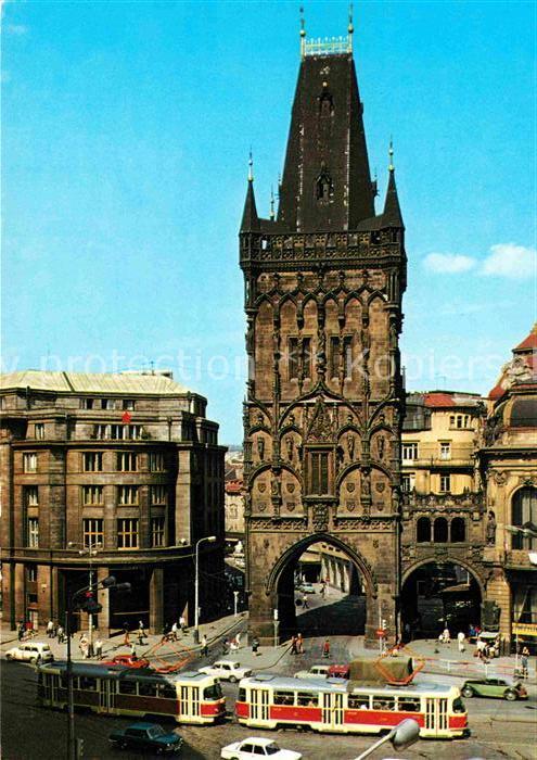 Strassenbahn Praha Prasna brana Pulverturm