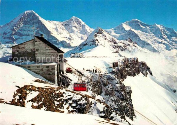 Seilbahn Wengen Männlichen Eiger Mönch Jungfrau