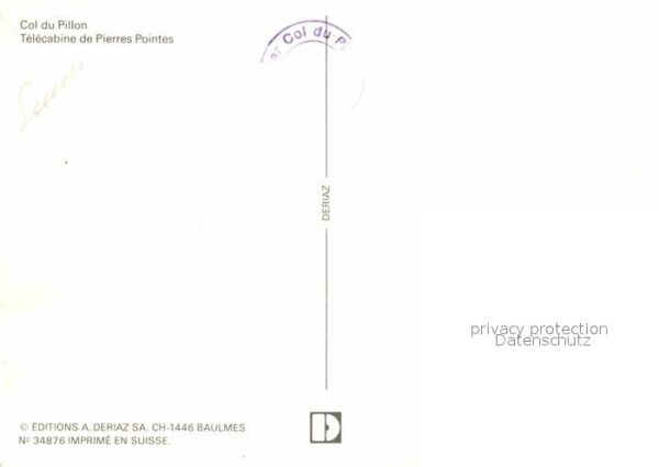 Seilbahn Pierres Pointes Col du Pillon – Bild 2
