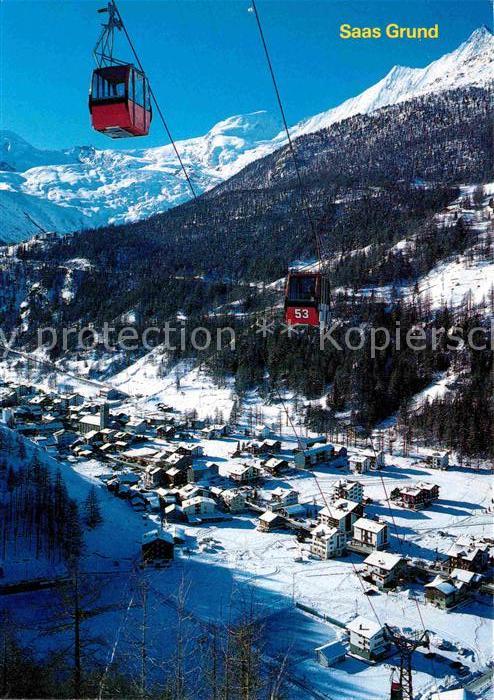 Seilbahn Saas Grund Kreuzboden Hohsaas Allalinho