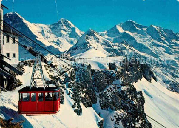 Seilbahn Wengen Männlichen Eiger Mönch Jungfrau