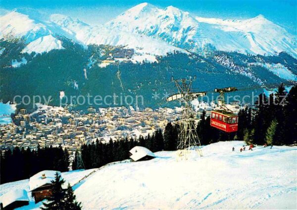 Seilbahn Jakobshorn Davos Parsenn Strela