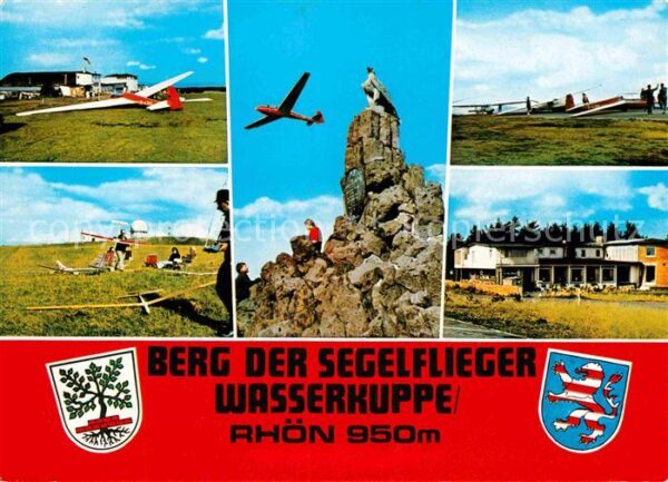 Segelflug Gliding Vol-Voile Vuolo-a-Vela Wasserkuppe Rhön