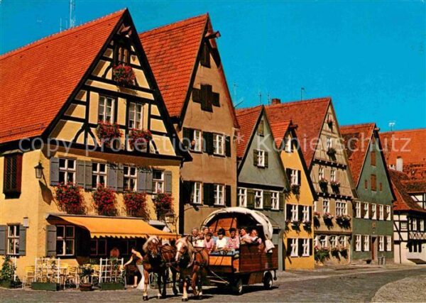 Pferdekutschen Dinkelsbühl Schmiedgasse